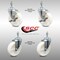 Service Caster 5 Inch SS Nylon Wheel Swivel 3/8 Inch Threaded Stem Caster Brakes SCC, 2PK SCC-SSTS20S514-NYS-381615-2-TLB-2 - alternate 1